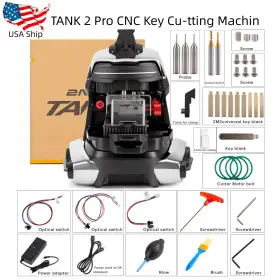 Hksl499-b 2m2 Tank 2 Pro Ii Cnc Cu-tt-ing Machine Add House Ke-ys Mul-tl-ock