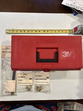 3m 08933 08939 08916 08917 08922 Adaptor Set Fuel Injector Cleaning System With Additional Adaptors