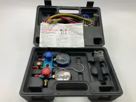 429-u Ac Pro Used - Interdynamics 429 Professional A/c Manifold Gauge And Hose Set