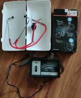 Actron Cp7805 Auto Lot Dwell/tach/volts - Vacuum And Fuel Pump Tester Stethoscope