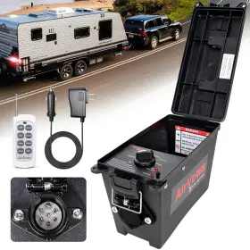 Ipx8 Airvows 769293797522 Trailer Light Tester - 7-way Round Pin App Control 98ft Range 12v