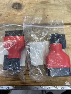 97-71138 Aldl Gm P24242 Lot Of 2 New Obd 16 Pin Scanner Connector / Adapter