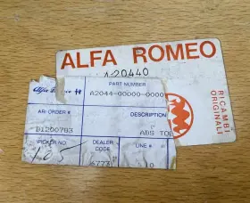 A20440-00000-0000 Alfa Romeo A-20440 Abs Tool Ricambi Originali A 20440 Used
