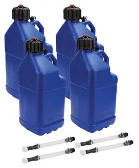 All40122-4 Allstar Performance Utility Jug 5 Gal With Filler Hose Blue 4pk