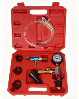 Eus0072t Alltooetools Radiator Cooling System Vacuum Purge Gauge Tool Set Coolant Refilling Kit