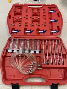 Se0003 Alltooetools Diesel Injector Flow Diagnostic Detector Tester Inject Common Rail Test Tool Kit