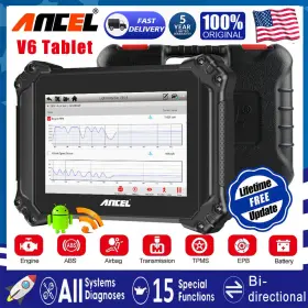 Obd2 Ancel 655421687035 Car All System Scanner Tablet Bi-directional E-cu Reset Diagnostic Tool