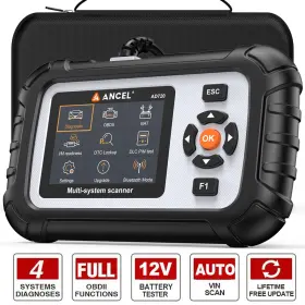 Ad720 Ancel Obd2 Scanner Car Abs Srs Engine Diagnostic Tool 12v Battery Tester