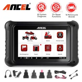Ancel-mt700 Ancel Mt700 Motorcycle All Systems Obd2 Scanner Abs Tps Ecu Reset Diagnostic Scan Tool