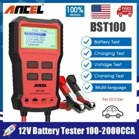 Bst100 Ancel Kw210 12v Car Battery Tester Analyzer Charging Circut Diagnostic Tool