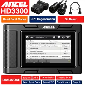 Hd3200 Ancel Nl102 Hd3100 Heavy Duty Truck Scanner Dpf Regen Tool Obd Ii Diagnostic Full Systems