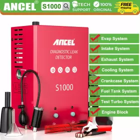 Sdt106 Ancel S1000 Automotive Evap Smoke Machine Leak Detector Pipe Diagnostic Tester