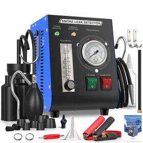 Aoteda Hf-qp-yw0102 Automotive Smoke Machine 12v Dc Leak Detector Built In Air Pump Pressure Gauge