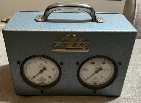 03.9305-0200.4 Ate Rare Nos Dual Brake Circuit Pressure Gauge Germany Vintage Diagnostic Tool 03.9305-0200.4 Ate Rare Nos Dual Brake Circuit Pressure Gauge Germany Vintage Diagnostic Tool