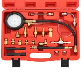 A0093de Atpeam 0140 Psi Fuel Injector Injection Pump Pressure Tester Gauge Kit Tu114
