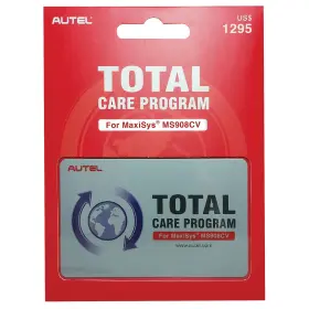 Ms908cv1yrup Autel Maxisys Ms908cv One Year Total Care Program Tcp Subscription And Warranty Card