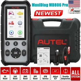 Md806 Autel Sp324 Maxidiag Pro Obd2 Scanner Full System Auto Diagnostic Tool Abs Srs
