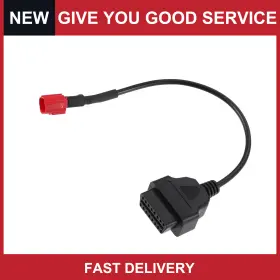Automall Tech 678202090435 Motorbike 6 Pin To Obdii Cable Adapter For Yamaha Harley Davidson