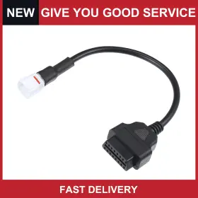Obd2 Automall Tech 683867272966 Pack Of 1 For Yamaha 4 Pin To Cable Cord Diagnostic Adapter