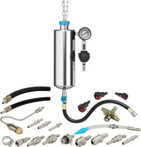 Autool 728990664315 Fuel Injector Cleaner Tool Kit 1000ml 150psi Disassembly-free Injection Sys