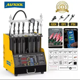 Autool Ct400 Gdi Tsi Fuel Injector Cleaner Tester Ultrasonic Cleaning Machine
