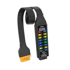 Dtu68 Autool Obd2 Breakout Box Obdii Protocol Detector Can Test With Lcd Voltage Display