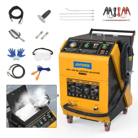 Hts708 Autool Dry Ice Blaster Cleaner Car Engine Carbon Blasting Cleaning Machine 110v