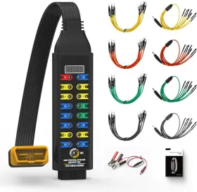 Mmt496 Autool Obd2 Breakout Box Car Obdii Protocol Detector 16-pin Can Diagnostic Tool
