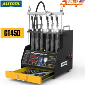 Mmt841 Autool Ct450 Auto Gdi Efi Ultrasonic Heat Fuel Injector Cleaner Tester Machine
