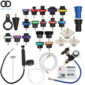 Autoooparts Apo237584 Universal 28pcs Radiator Pressure Tester Vacuum Cooling System Tool Refill Kit