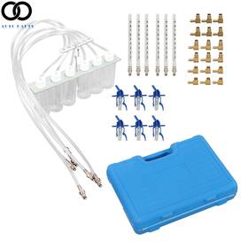 Autoooparts Apo291312 6 Cylinder Diesel Injector Flow Meter Tester Common Rail Adaptor Test Tools Kit