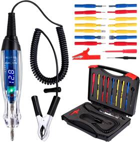 Awblin 836-a Test Light Probe Kit 3-72v Dc Led Digital Automotive Circuit Tester With