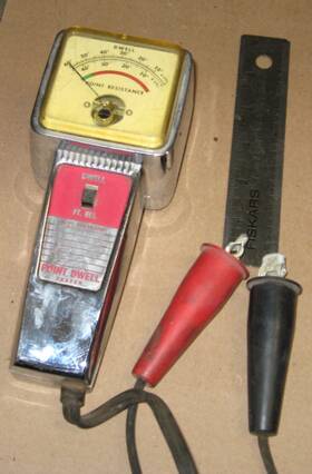 Balkamp 4-4361 Vintage Point-dwell-tester 4 Cyl Engines- 8 Readings
