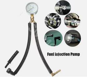 Bcsmmcar 904584354767 Fuel Injection Pressure Tester Gauge With Connectors Hose Adapter Set For Car