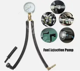 Bcsmmcar 904584354767 Fuel Injection Pressure Tester Gauge With Connectors Hose Adapter Set For Car