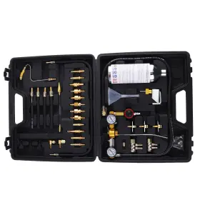 2lyoem Bfo Auto Fuel Injector Service Tool For Gas Cars With Complete Adapter Set 0-220psi