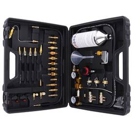 Bfo C5vyg4 Auto Fuel Injector Service Tool For Gas Cars With Complete Adapter Set 0-220psi