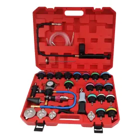 Iurb1k Bfo 33pcs Radiator Pressure Tester And Coolant Vacuum Refill Kit Universal Fit