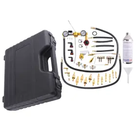 Y1jwm7 Bfo 34pcs Fuel Cleaning Tool Kit For Gas Vehicles With Storage Case And Adapters