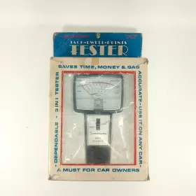 22-1631a Bonneville 2372 Vintage Micronta Tach Dwell Points Tester Meter In Original Box