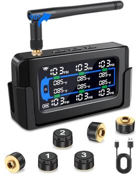 Brand Tenpmas 172025 6-wheel Rv Tire Pressure Monitoring System Tpms Monitor System