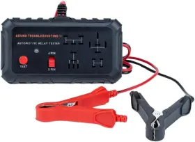 Strt01 Branded Automotive Relay Tester - 4 And 5 Pin 12v Auto Diagnostic Tool Small Handheld Diy