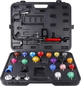 Ye-0007 Btshub 25pcs Universal Radiator Pressure Tester Kit For Coolant Vacuum Leak Detection