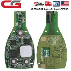 Sa1880-b1 Cg Mb Fbs3 Bga Keylessgo Key 315/433mhz For W204 W207 W212 W164 W166 W216 W221