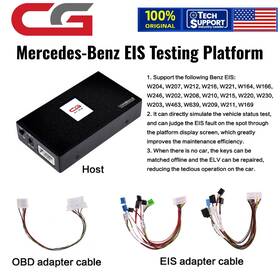 Cgdi W01sk286 Mb Eis Elv Testing Platform Instrument Emulator For Benz Progarmming Device