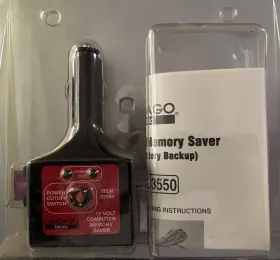 93550 Chicago Electric Vintage 12v Computer Memory Saver Temporary Battery Backup Sealed