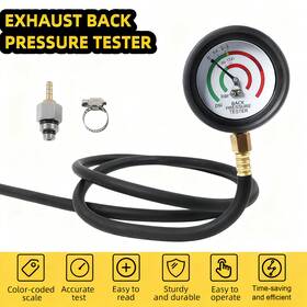 Cmtool Mmt2118460-1 Auto Exhaust System Back Pressure Tester Meter Gauge Test Tool Kit With 6-foot Hose