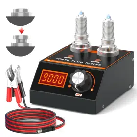 500-9000rpm Cmtool Mmt743-1 Car Spark Plug Tester Dual Hole Engine Ignition Coil Analyzer