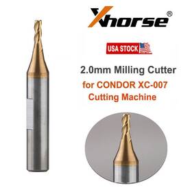 Condor Hksl258-b 2.0mm Milling Cutter For Xc-mini/xc-007/xc-002/dolphin Xp005 Machine