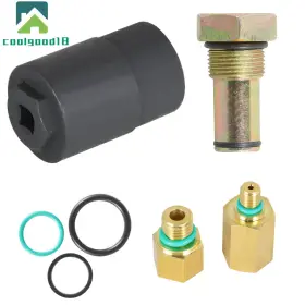 Cg731916ld Coolgood18 For Ford 6.0l Powerstroke Ipr Valve Socket Air Test Fitting Fuel Rail Adapter